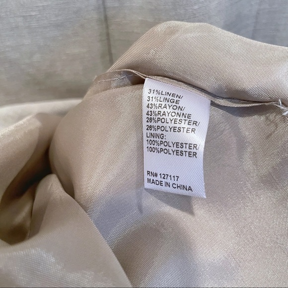 Badgley Mischka Linen Sequin Dress - Picture 11 of 12